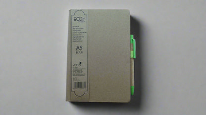 ECO KRAFT GREEN A5 NOTEBOOK