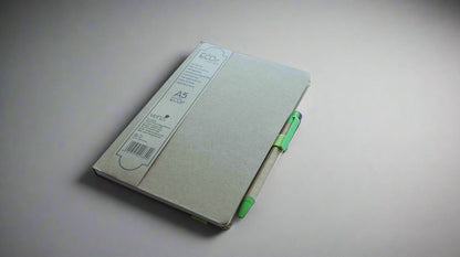 ECO KRAFT GREEN A5 NOTEBOOK