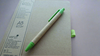 ECO KRAFT GREEN A5 NOTEBOOK