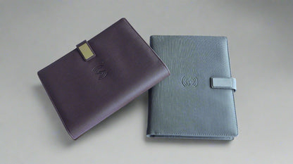 WIRELESS CHARGING & POWERBANK NOTEBOOK GREY