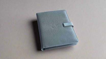 WIRELESS CHARGING & POWERBANK NOTEBOOK GREY