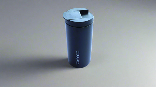 LONG BODY COFFEE TUMBLERS - BLACK 350ML