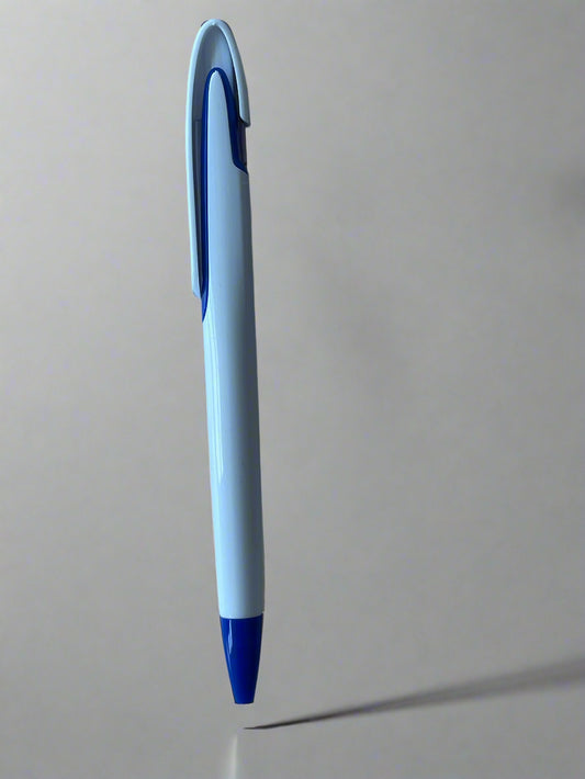 PLASTIC PRESS PENS WHITE (SPP010)