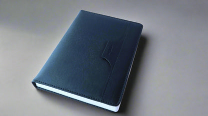 A5 PERIDOT BLACK PU NOTEBOOK/DIARY