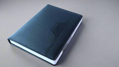 A5 PERIDOT BLACK PU NOTEBOOK/DIARY