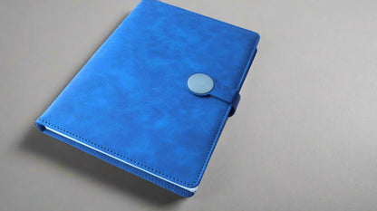 A5/B5 ARIZONA PU BLUE COVER NOTEBOOK/DIARY