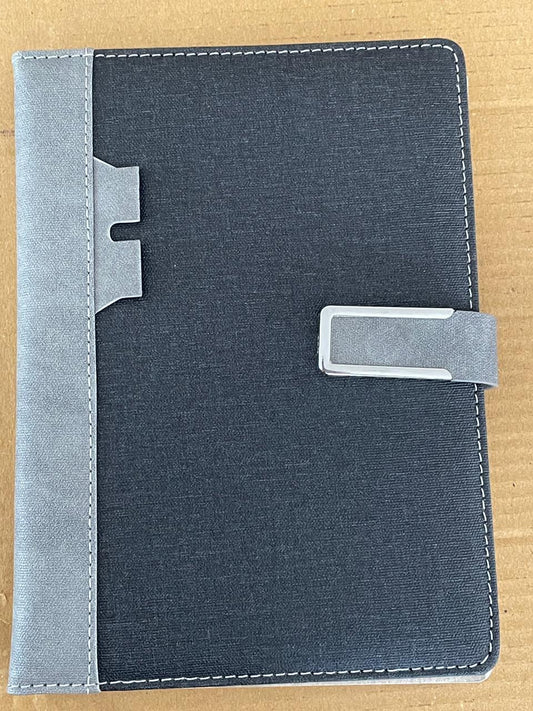 IREO GREY HARDCOVER NOTEBOOK/DIARY A5/B5