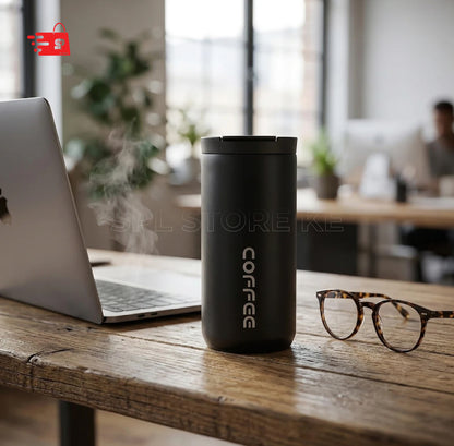 Urban Series Insulated Coffee Mug /  "COFFEE" Matte Tumbler