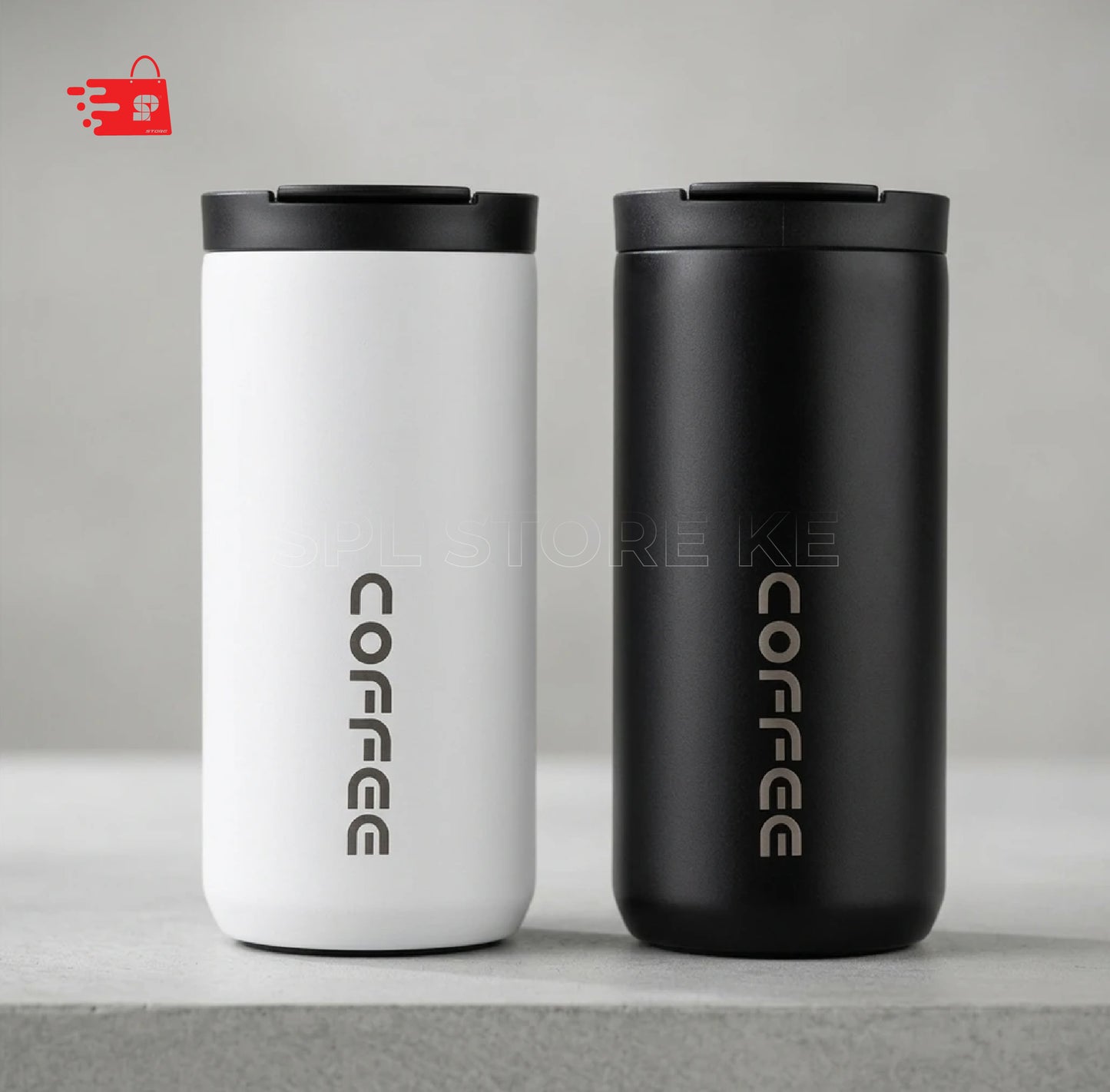 Urban Series Insulated Coffee Mug /  "COFFEE" Matte Tumbler