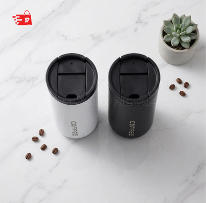 Urban Series Insulated Coffee Mug /  "COFFEE" Matte Tumbler