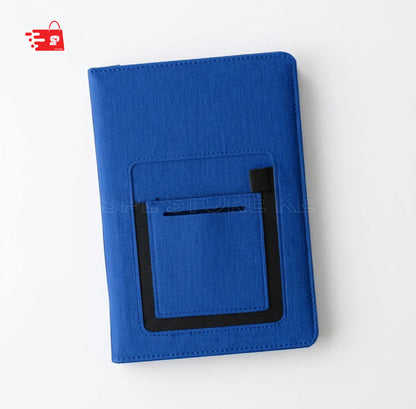 A5/B5 MOBILIO POCKET PU NOTEBOOK/DIARY BLUE