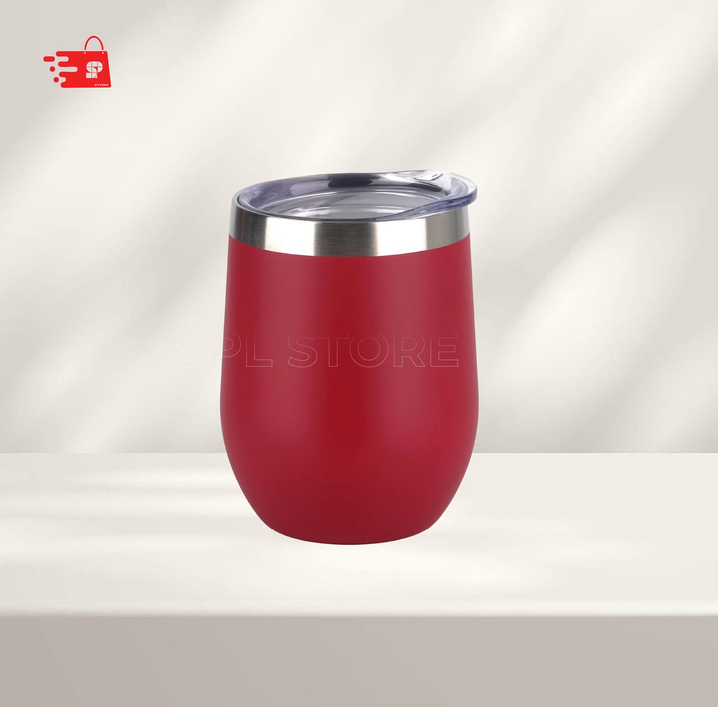 Insulated Stemless Wine Tumbler / Egg-Shaped Travel Mugs l 350ml
