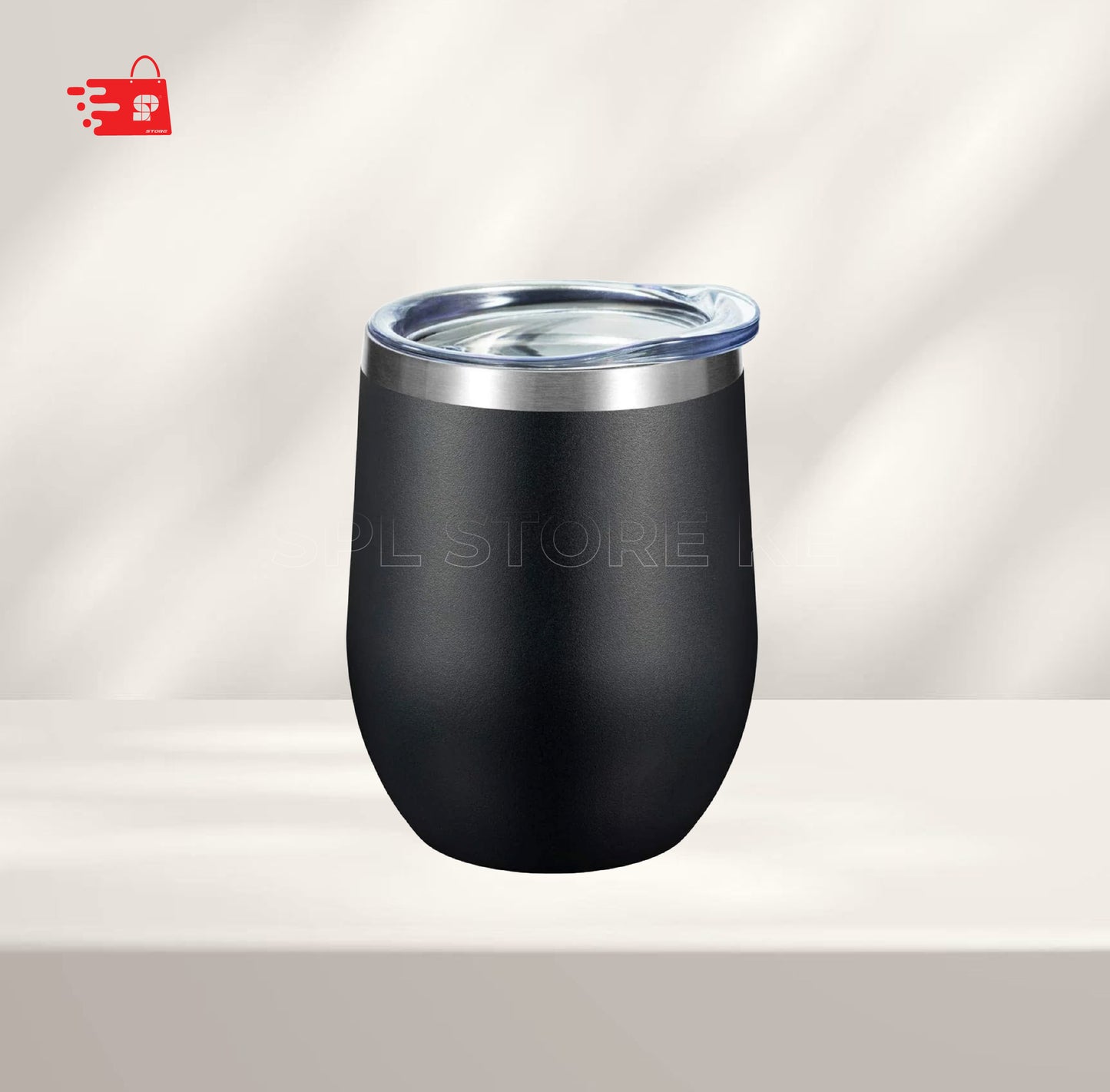 Insulated Stemless Wine Tumbler / Egg-Shaped Travel Mugs l 350ml