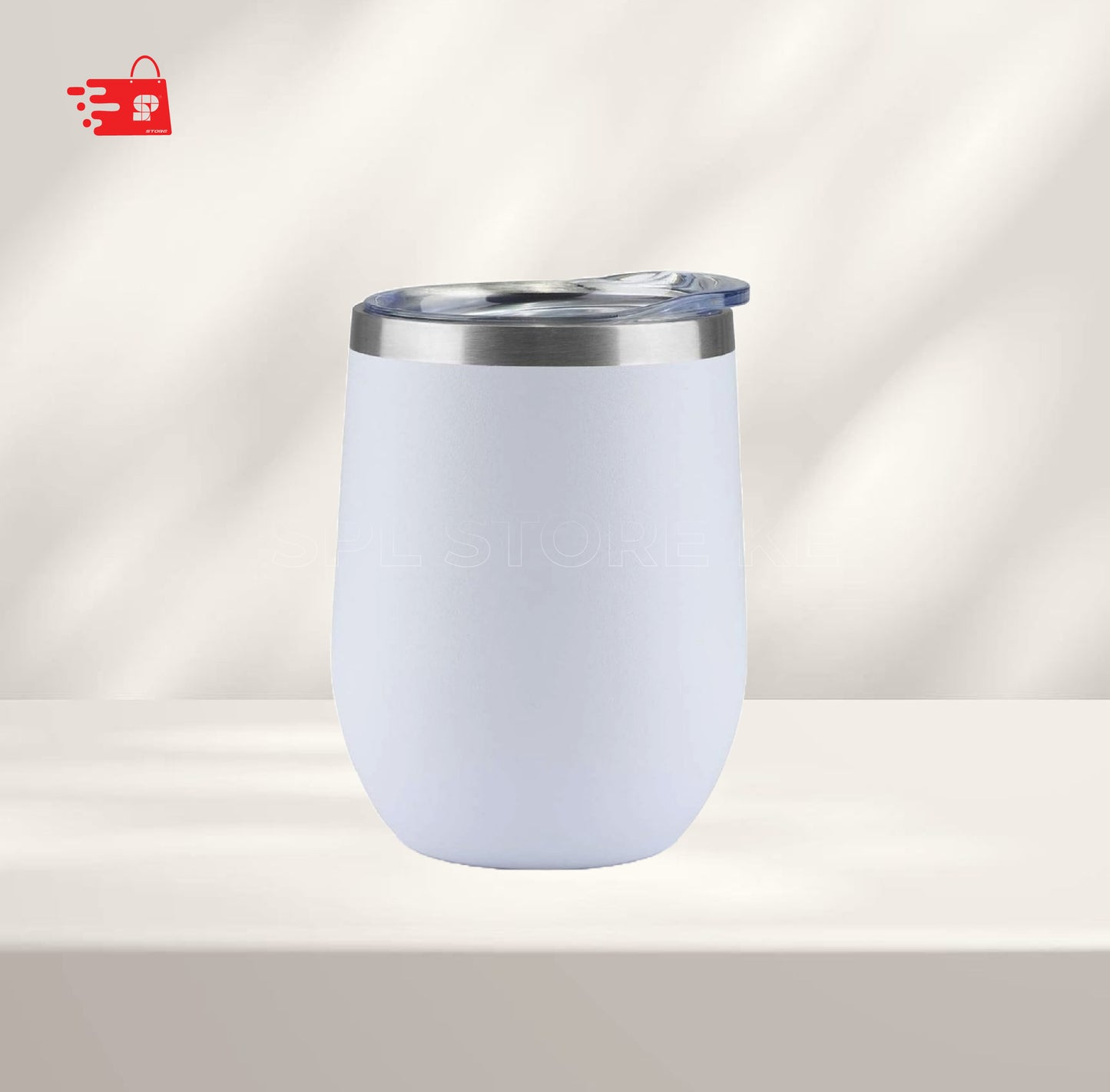 Insulated Stemless Wine Tumbler / Egg-Shaped Travel Mugs l 350ml