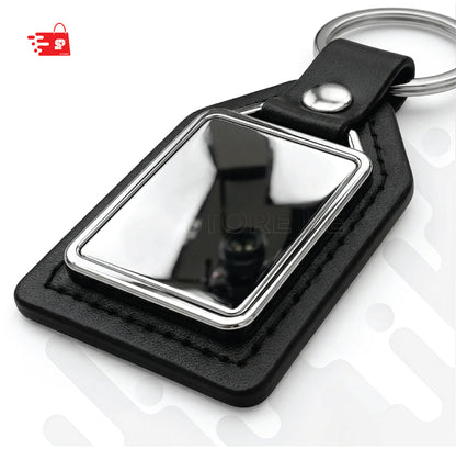 BLACK KEYHOLDER WITH SILVER SHOWPIECE
