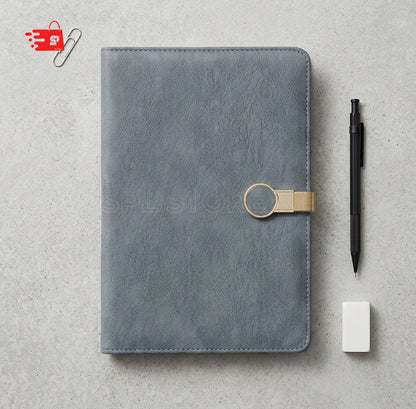MAVERICK GREY HARDCOVER NOTEBOOK/DIARY B5