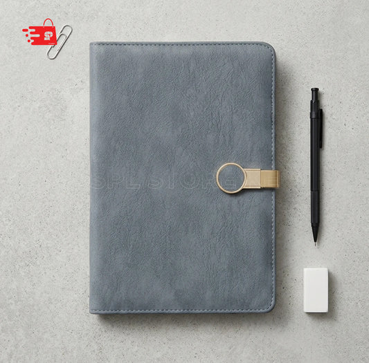 MAVERICK GREY HARDCOVER NOTEBOOK/DIARY B5