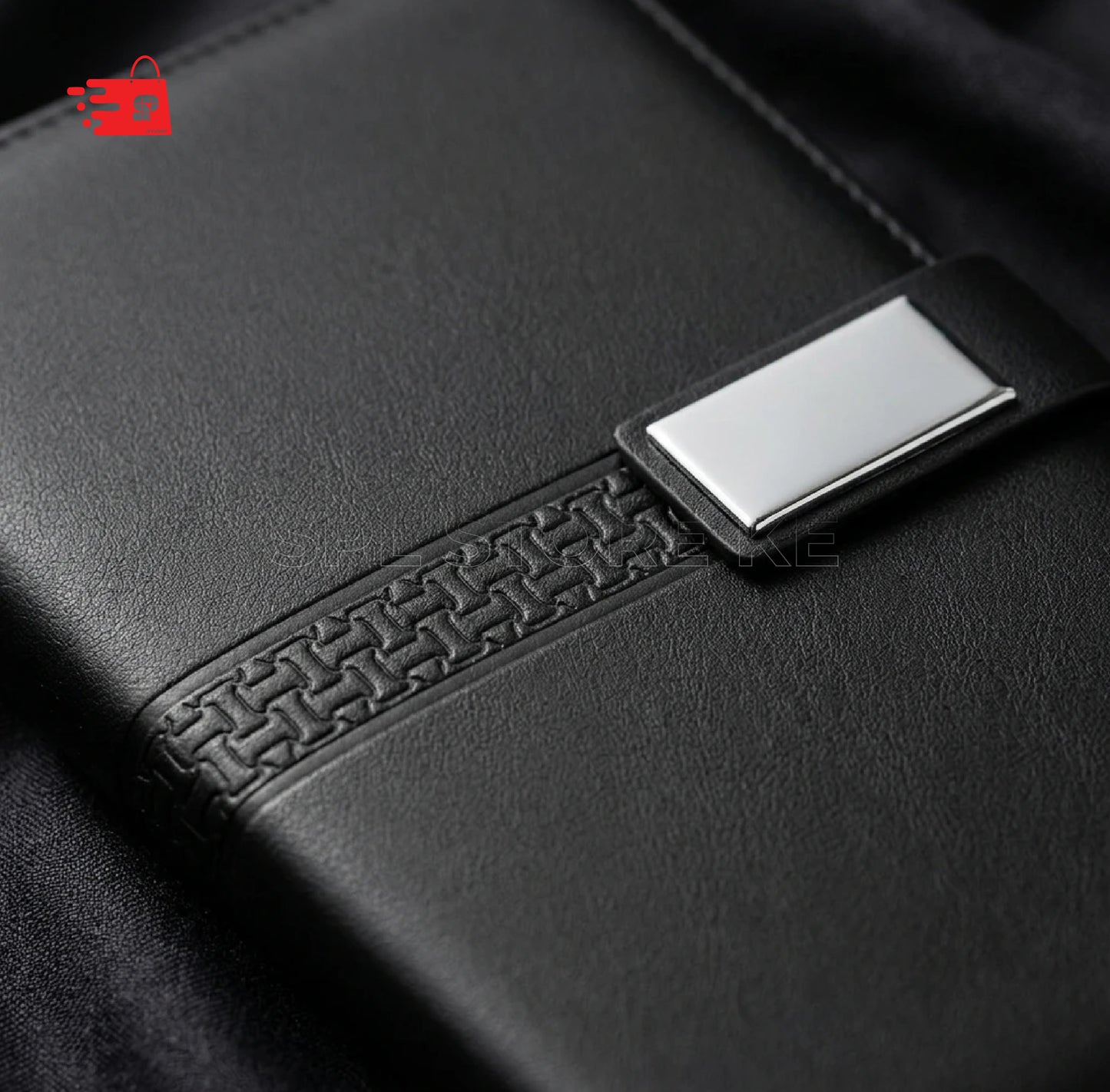 A5 BLAZE BLACK PU COVER NOTEBOOK/DIARY