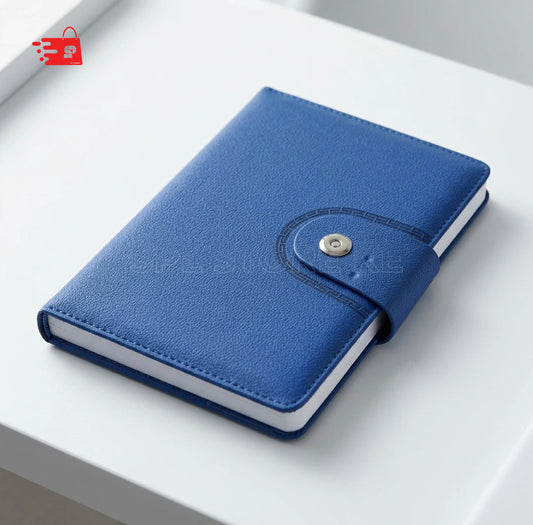 A5/B5 CAMBRIDGE ROYAL BLUE PU COVER NOTEBOOK/DIARY