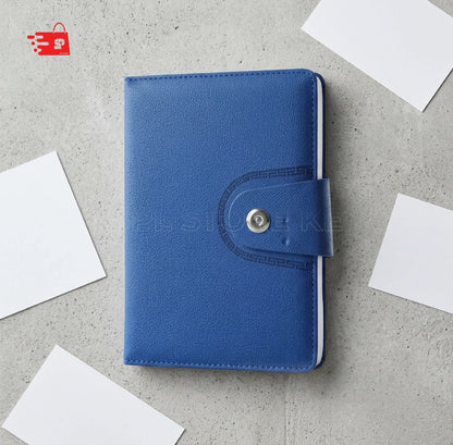 A5/B5 CAMBRIDGE ROYAL BLUE PU COVER NOTEBOOK/DIARY