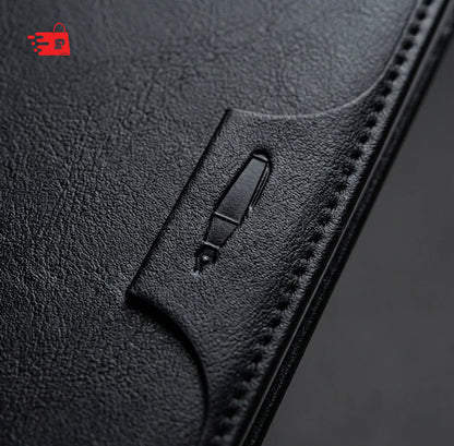 A5 PERIDOT BLACK PU NOTEBOOK/DIARY