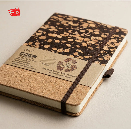 ☕ The VIVA BREVE Coffee &amp; Cork Notebook