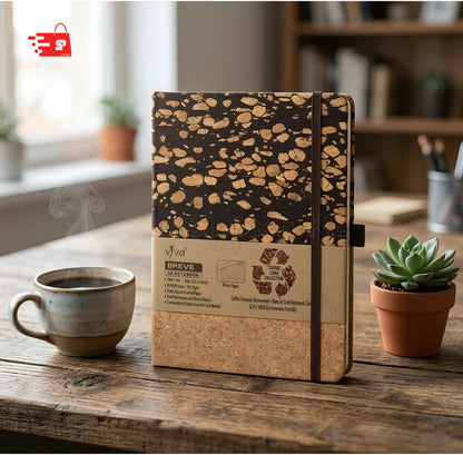 ☕ The VIVA BREVE Coffee &amp; Cork Notebook