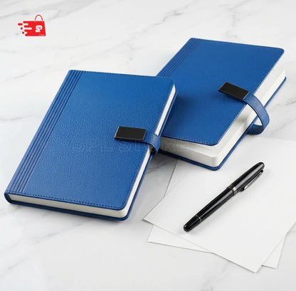 A5 EON BLUE PU COVER NOTEBOOK/DIARY