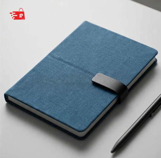 PIRMA BLUE HARDCOVER NOTEBOOK/DIARY A5