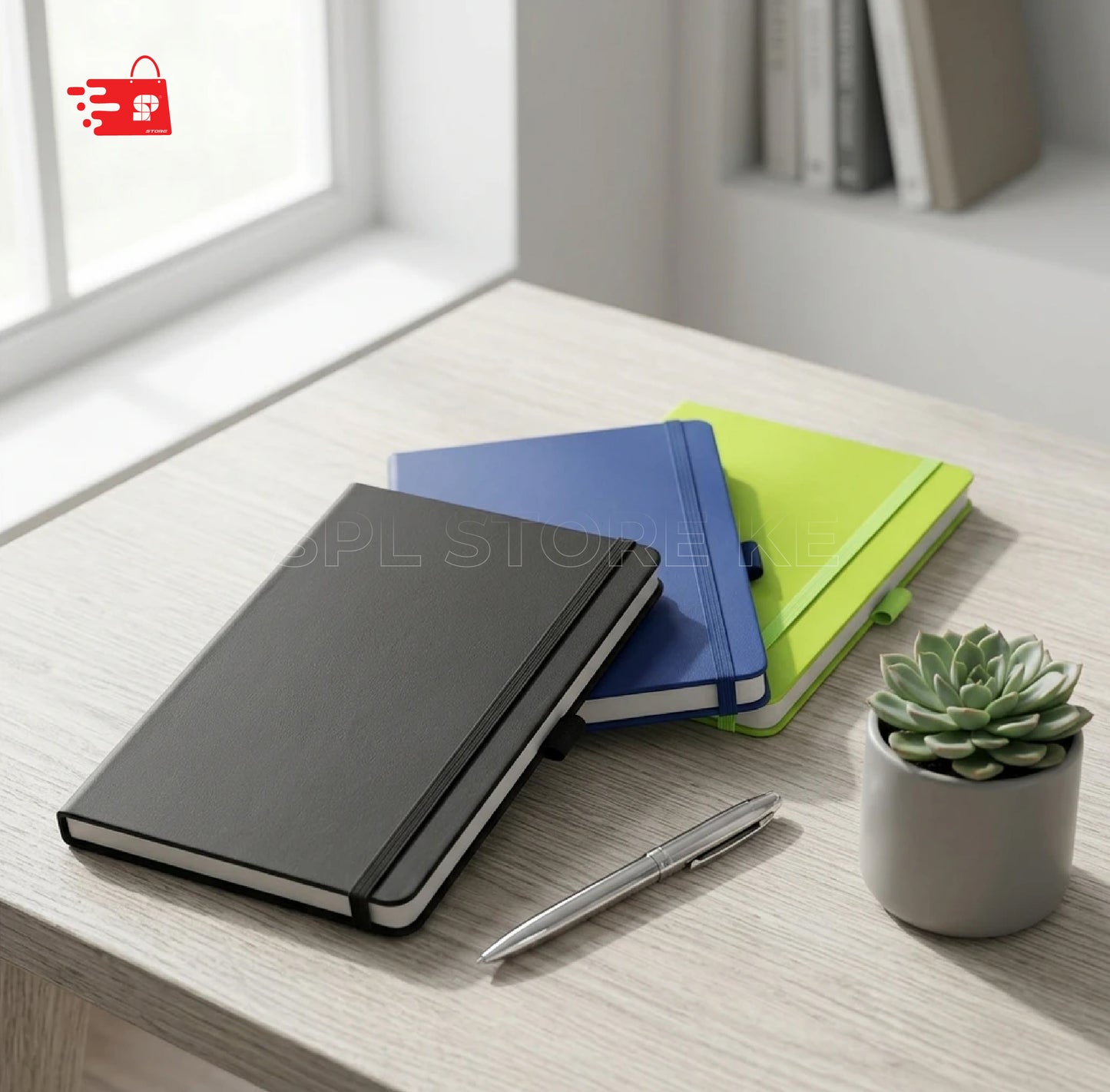 A5 VIO NOTEBOOK BLUE PU COVER NOTEBOOK/DIARY