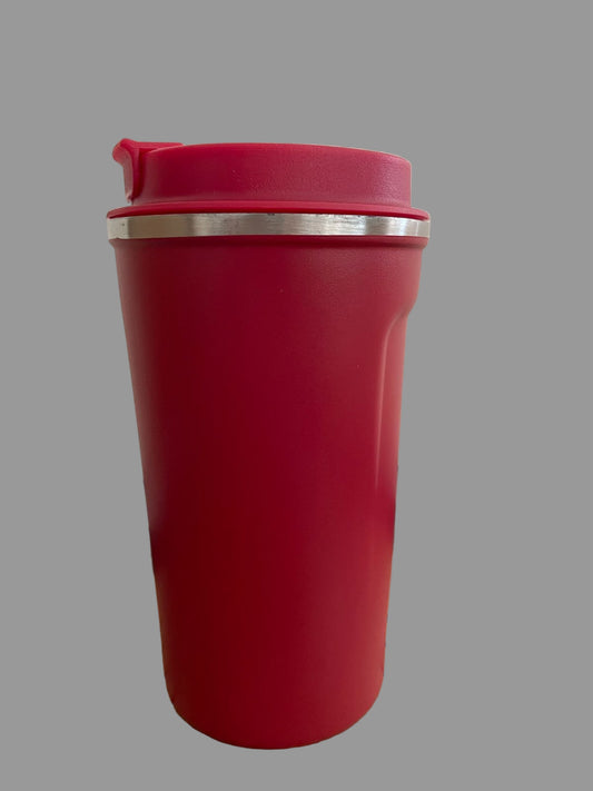 RED COFFEE FLASK/MUG