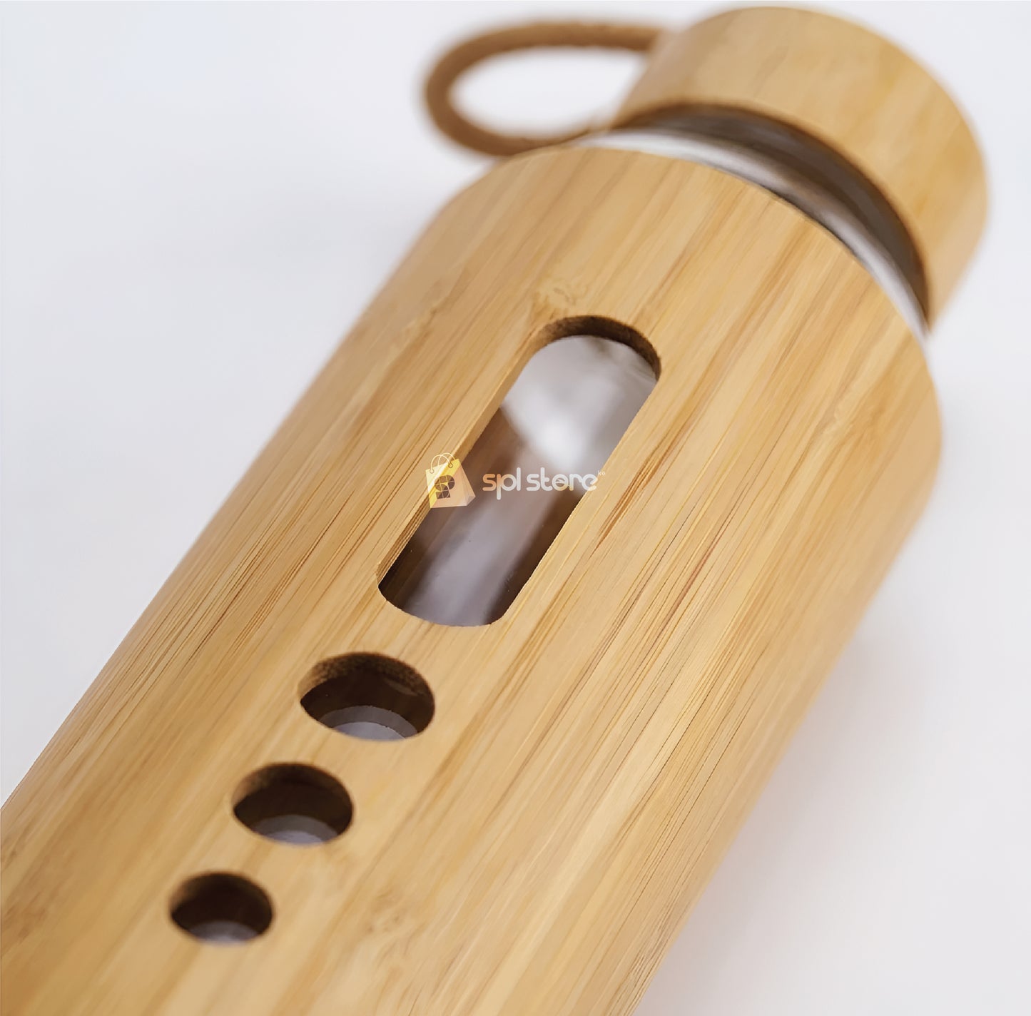 🌿 Eco-Friendly Bamboo Borosilicate Glass Bottle