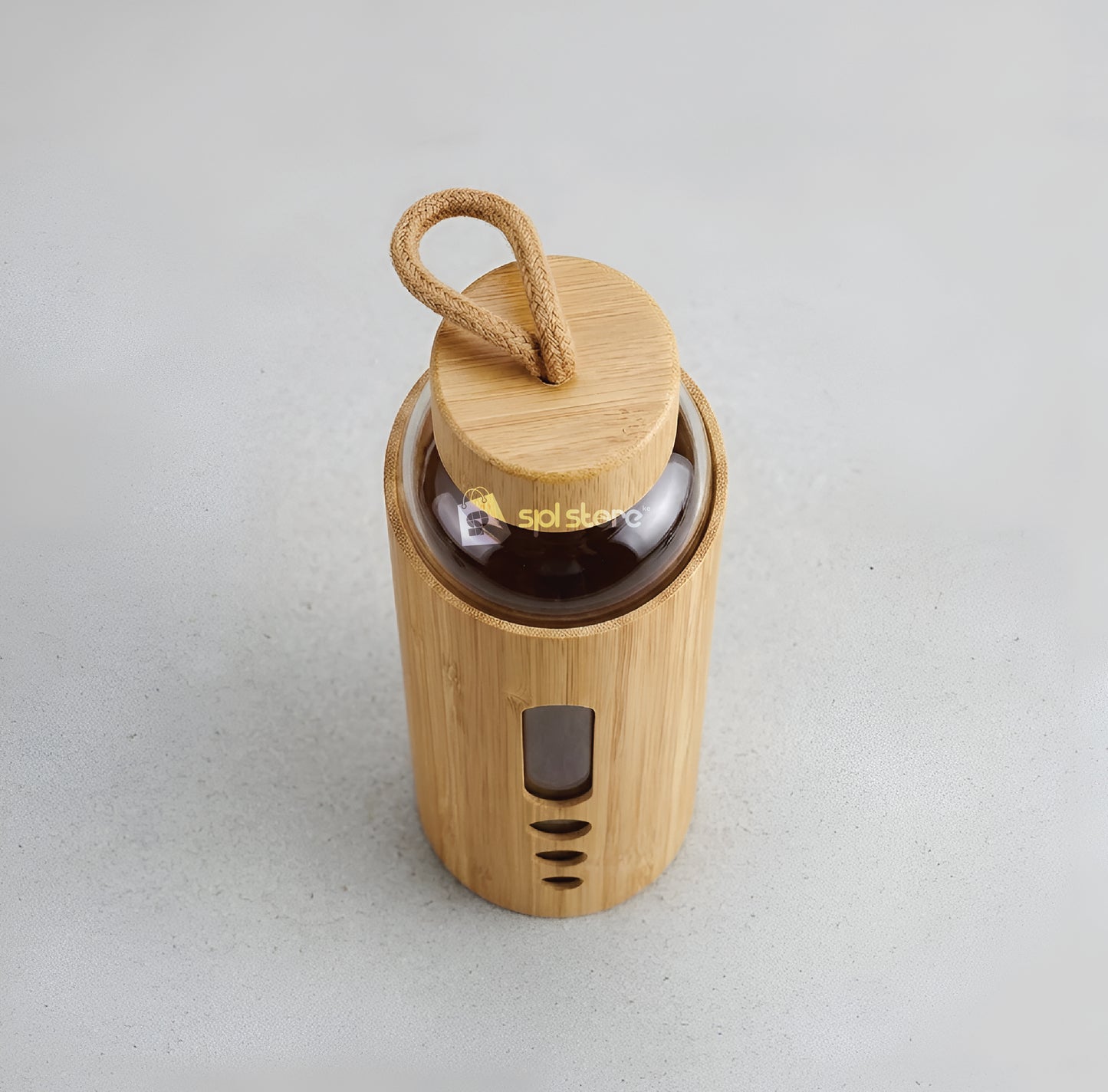 🌿 Eco-Friendly Bamboo Borosilicate Glass Bottle