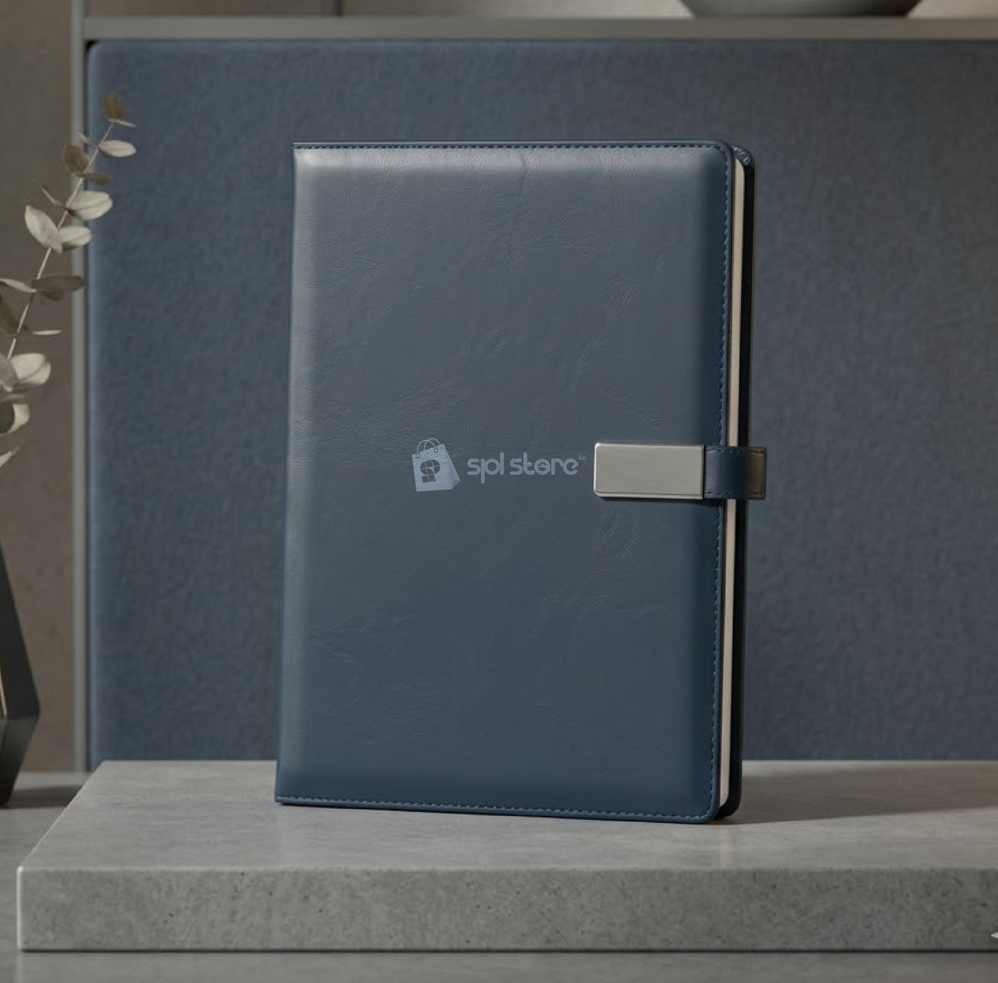 PLUSH BLUE A5/B5 HARDCOVER NOTEBOOK/DIARY