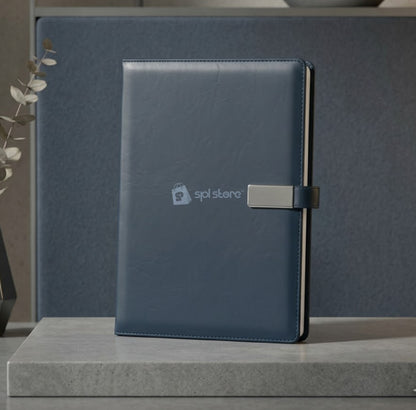 PLUSH BLUE A5/B5 HARDCOVER NOTEBOOK/DIARY