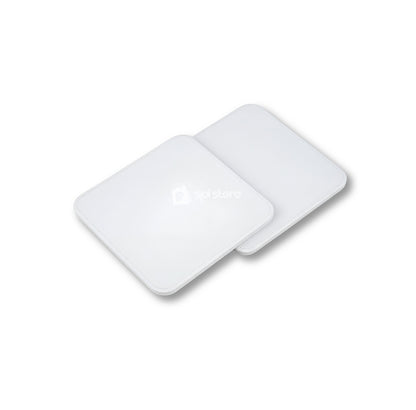 Ultra-Premium Square Sublimation Coasters –( All-White Soft Touch with Stitched Edges)
