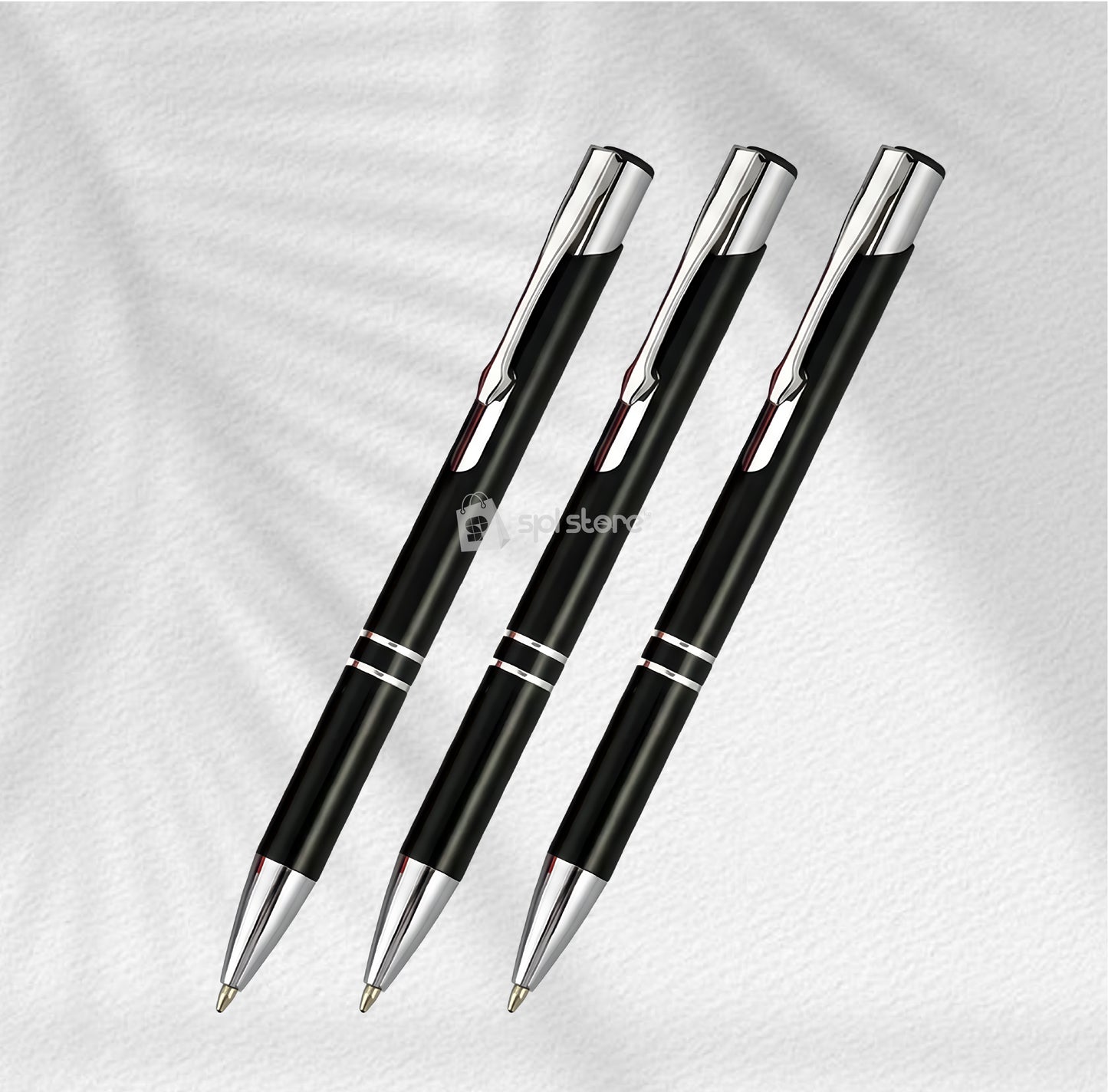 🖋️ Executive Metal Ball Pen (Black, Silver, Blue)