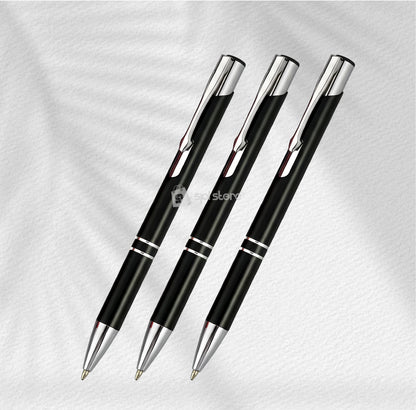 🖋️ Executive Metal Ball Pen (Black, Silver, Blue)