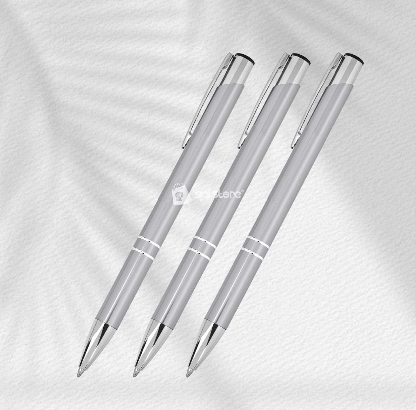 🖋️ Executive Metal Ball Pen (Black, Silver, Blue)