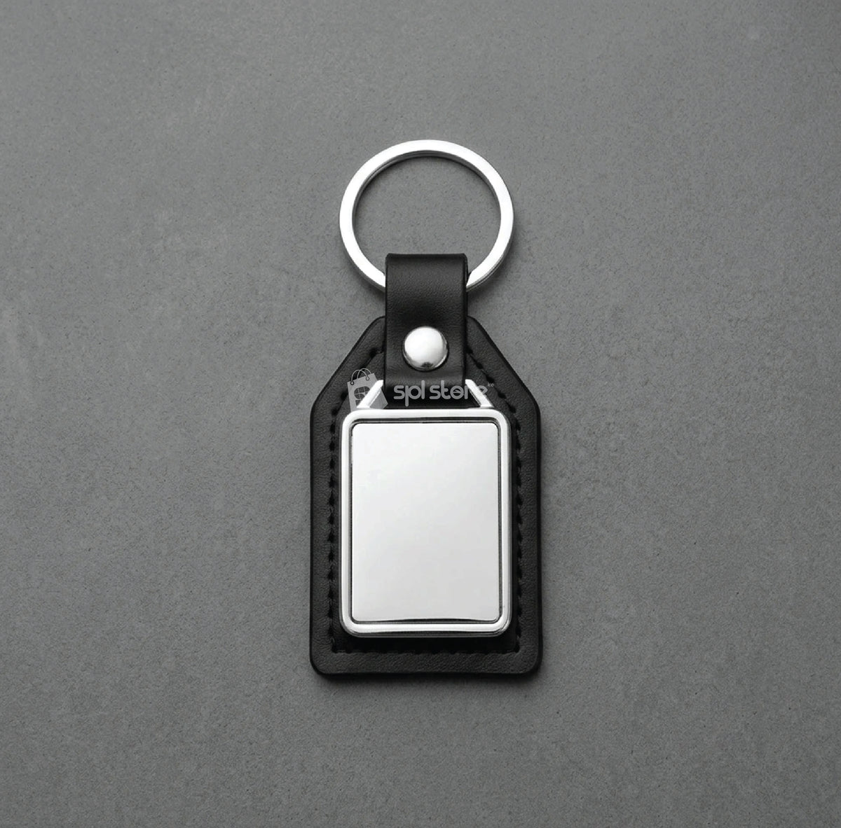 BLACK KEYHOLDER WITH SILVER SHOWPIECE