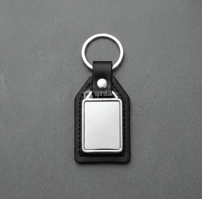 BLACK KEYHOLDER WITH SILVER SHOWPIECE