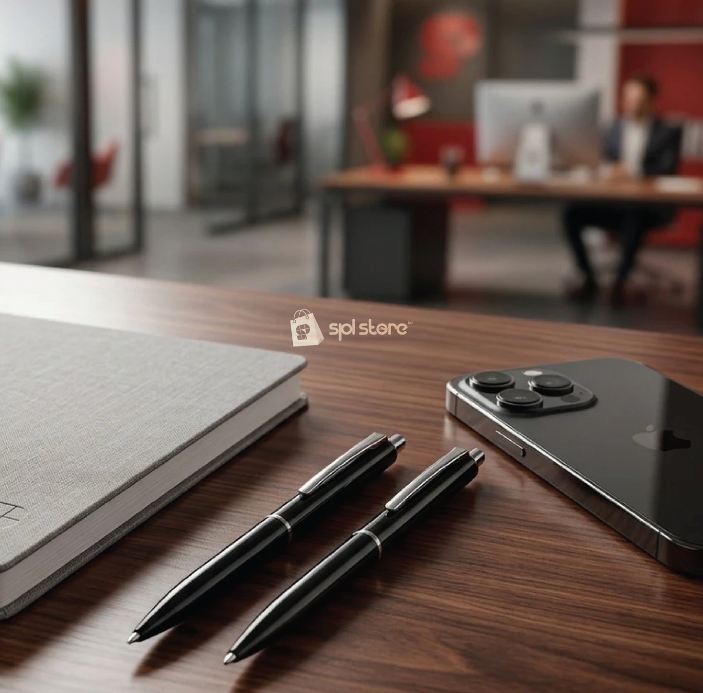 The Executive Slim Pen (Black & White)