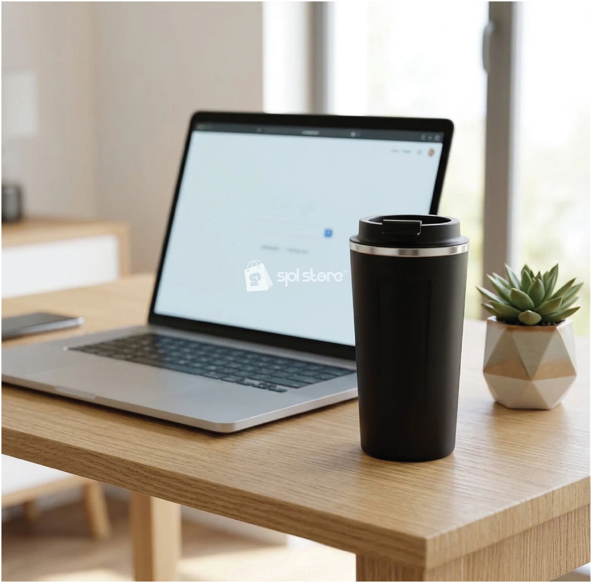 Double-Walled Vacuum Insulated  Coffee Travel Mug