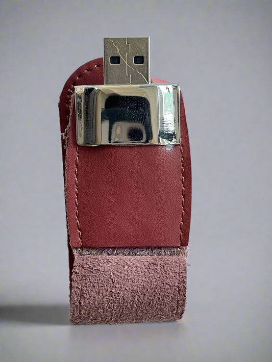 BROWN LEATHER FLASH DISK 16GB