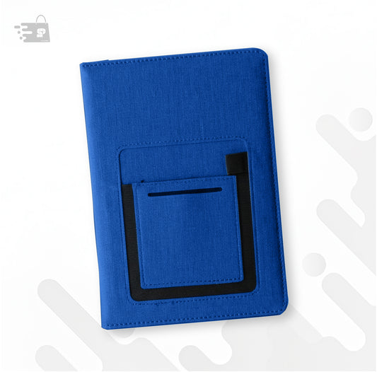 A5/B5 MOBILIO POCKET PU NOTEBOOK/DIARY BLUE