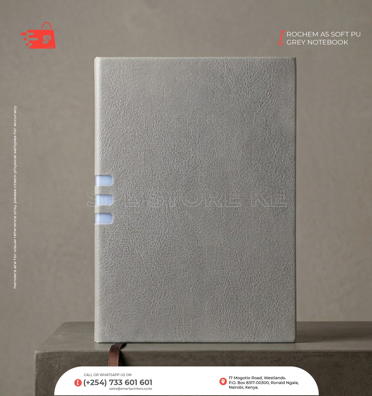 ROCHEM A5 SOFT PU BLUE NOTEBOOK