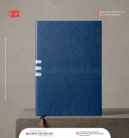 ROCHEM A5 SOFT PU BLUE NOTEBOOK