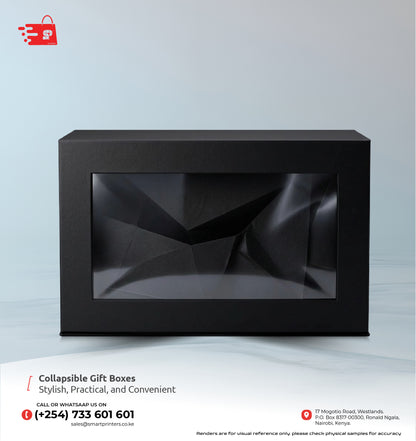 Collapsible Gift Boxes W2340 Black