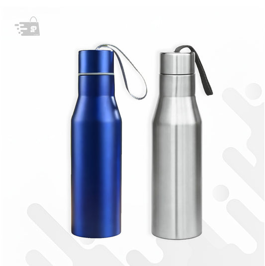 Executive Brushed Steel Vacuum Flask I Blue l 500ml