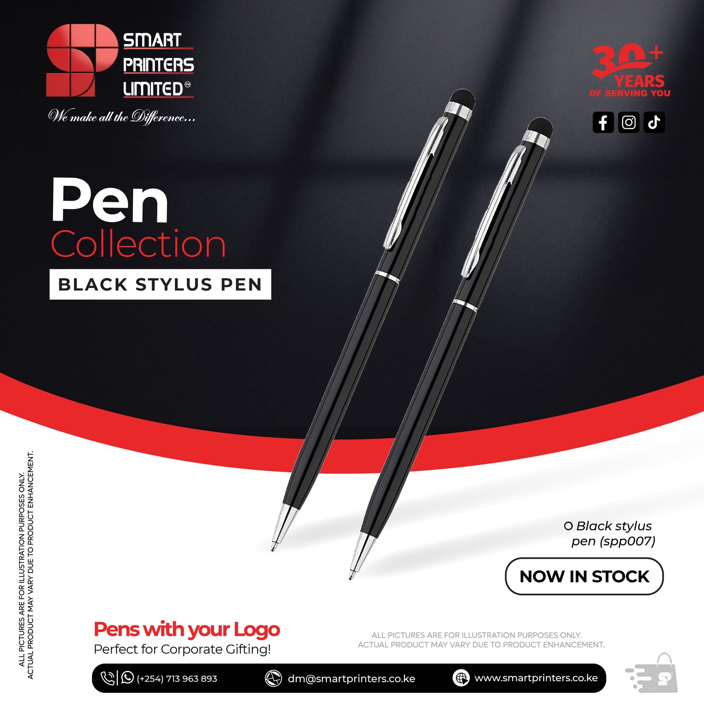 BLACK STYLUS PEN (SPP007)